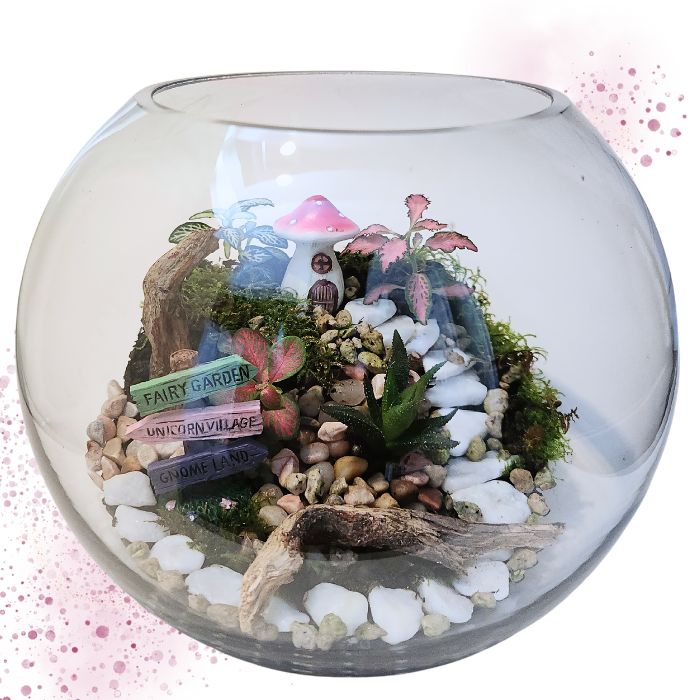 Green Tiny World Terrarium